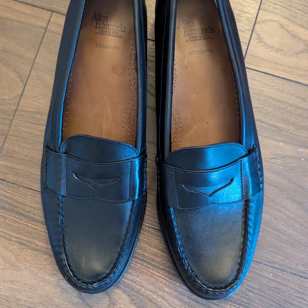 Allen Edmonds Men's Black Loafers